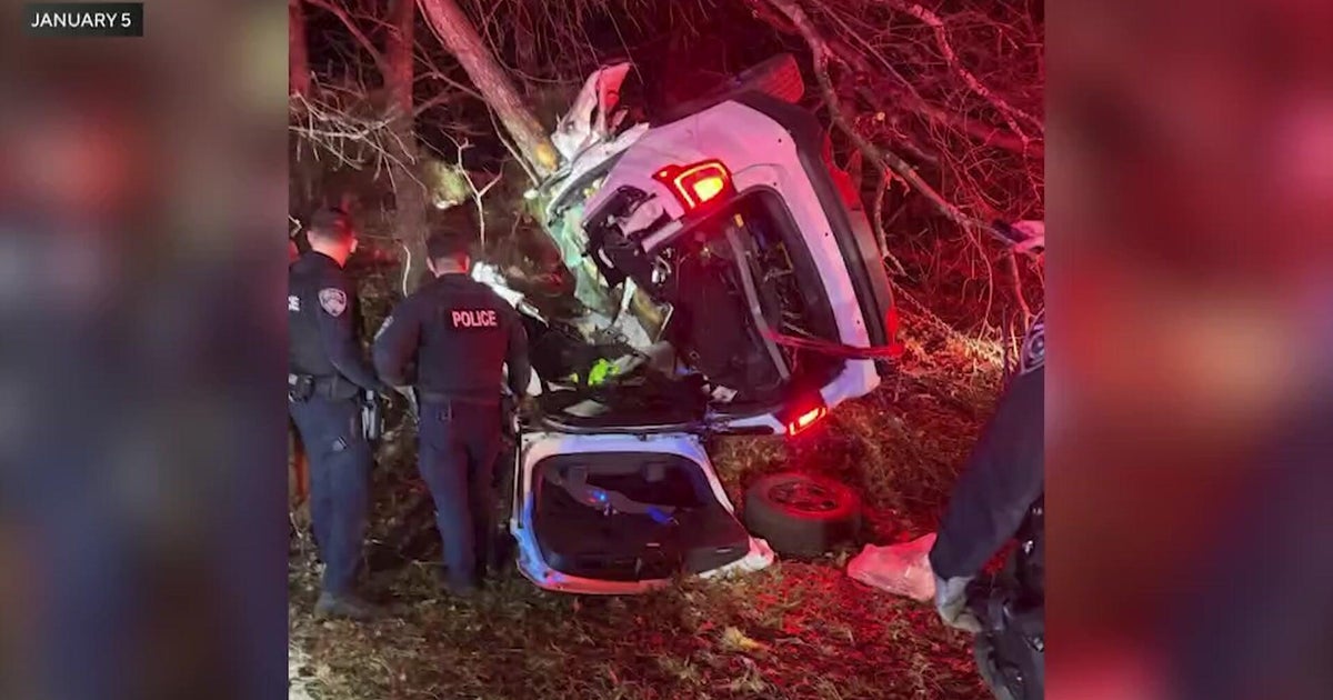 Long Island driver sentenced to prison in crash that injured highway patrol officer - CBS News