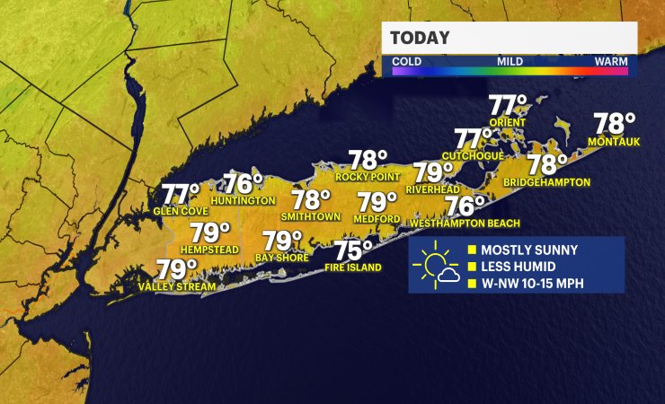 STORM WATCH: Stormy Sunday night followed by seasonal summer days ahead across Long Island - News12 | Long Island